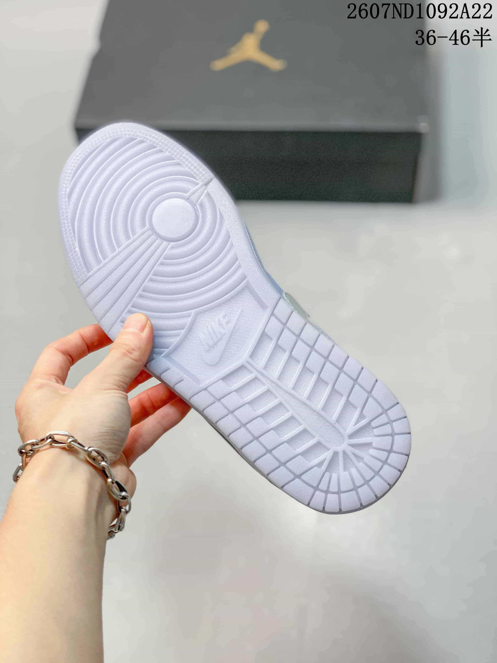 Jordan Air Jordan 1 Low Sneakers in White and Lavender