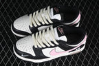 Nike SB Dunk Low Black White Pink Bow Sneakers