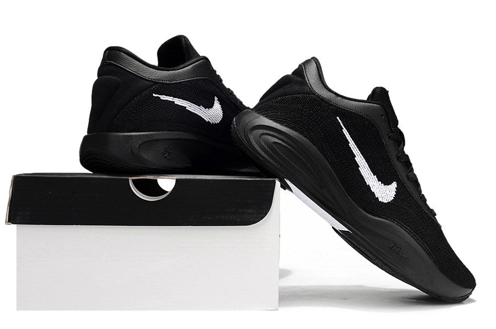Nike GT Hustle Basketball Shoes in Black and White