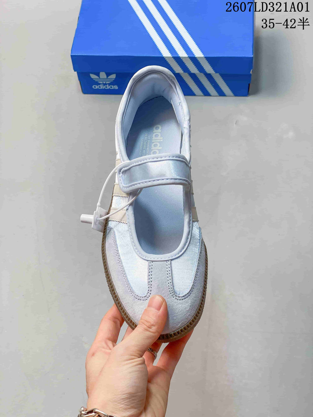 adidas Originals Samba Jane Blue Mary Jane Sneakers