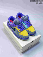 Nike Dunk Low SB Color-Block Skate Sneakers