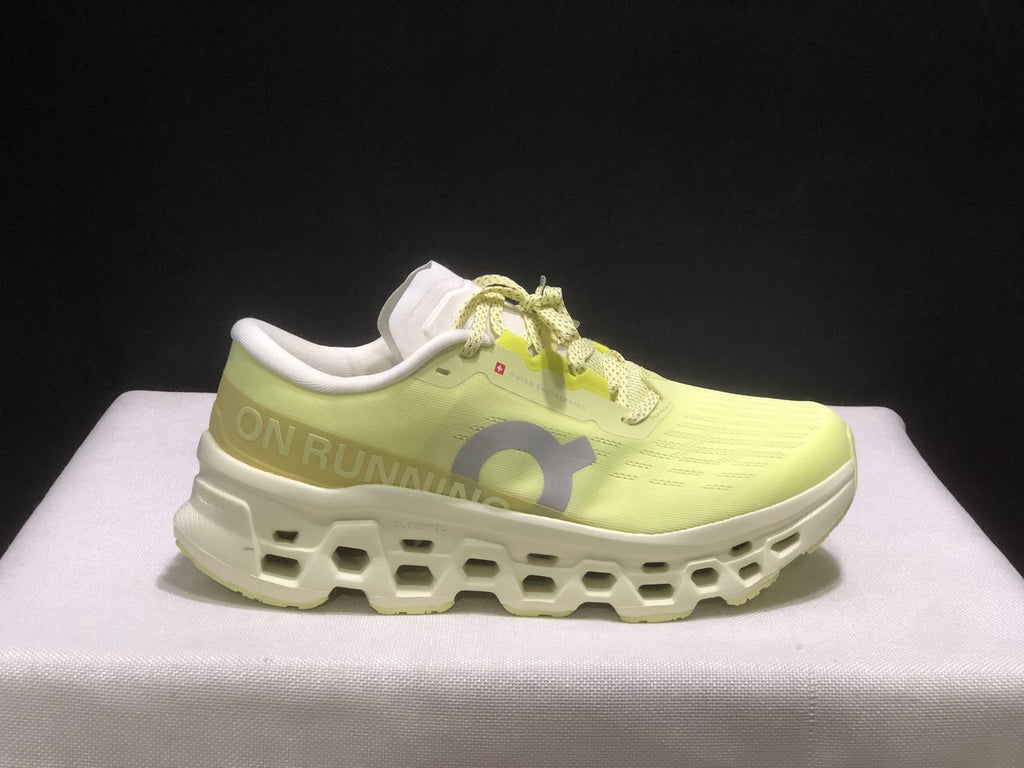 On Cloudmonster 3 Running Sneakers Light Yellow White