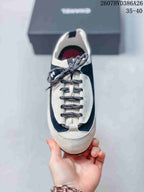 Chanel Black and White Low-Top Sneakers 2607HVD386A26