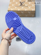 Air Jordan 1 Low Fragment Travis Scott White Blue Sneakers