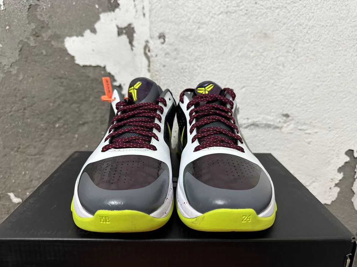 Nike Kobe 5 Protro Basketball Shoes White Black Volt
