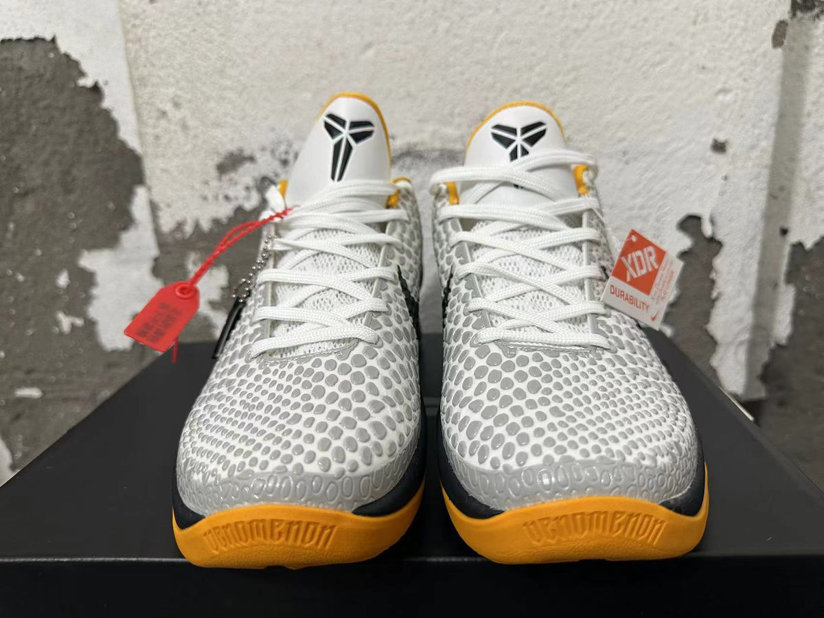 Nike Kobe 6 Protro Basketball Shoes White Yellow Black