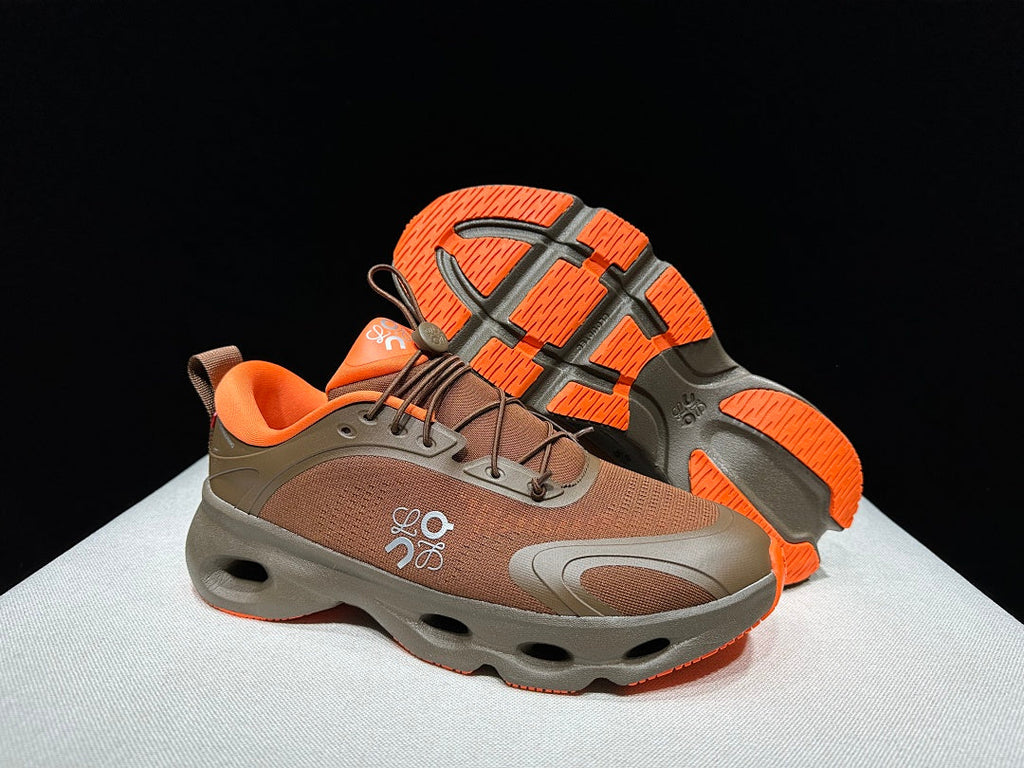 LOEWE x On Cloudventure 3.0 Sneakers Brown Orange
