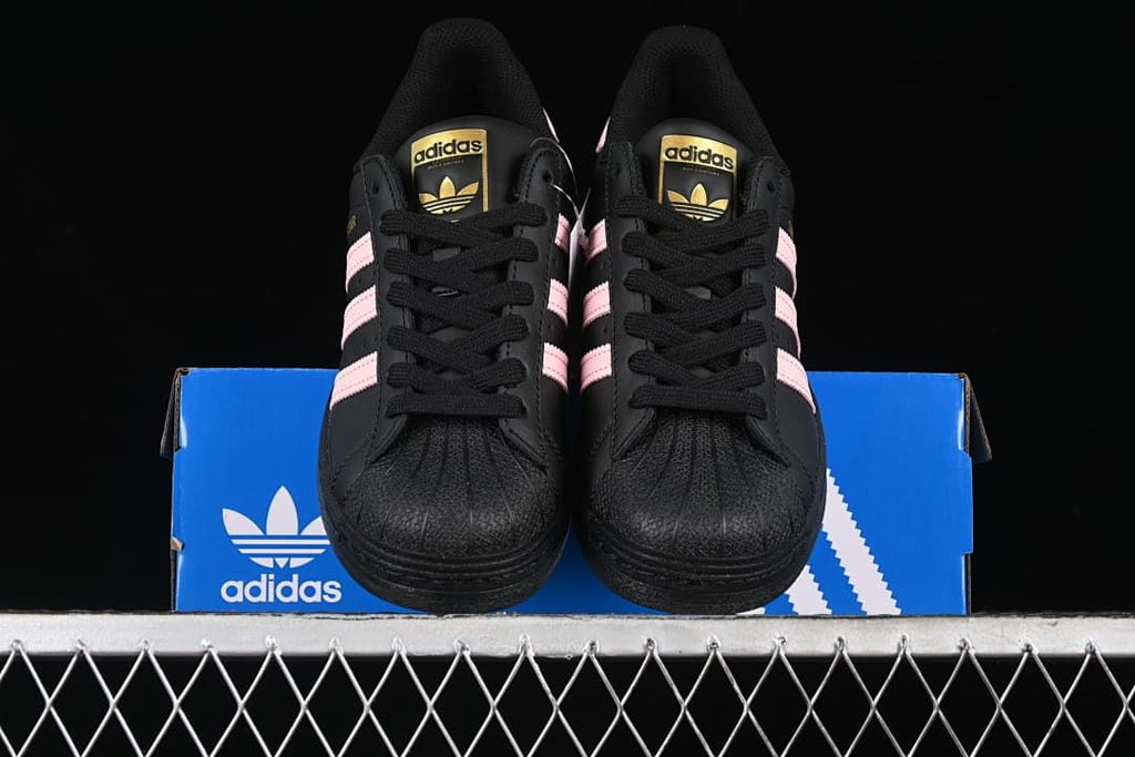 Adidas Superstar EG4959 Black and Pink Sneakers