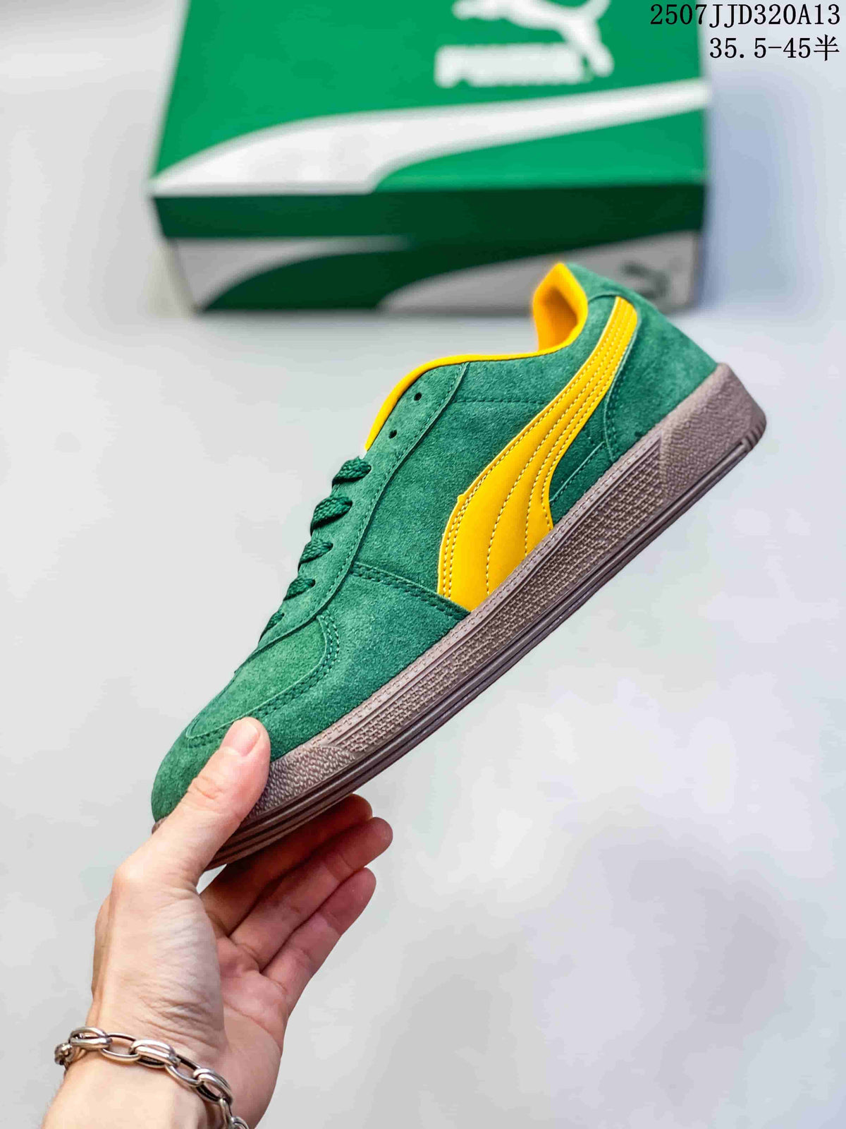PUMA Palermo Green and Yellow Sneakers 2507JJD320A13