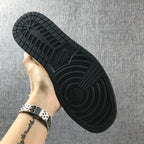 Air Jordan 1 Mid University Gold Black White Sneakers