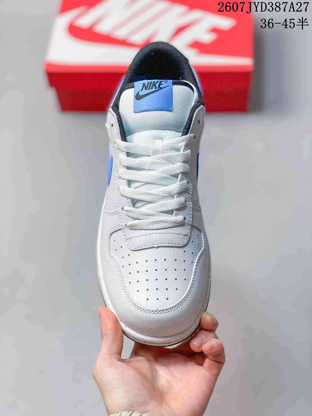 Nike Big Low Low-Top Sneakers White Blue 315152-107