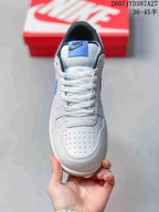 Nike Big Low Low-Top Sneakers White Blue 315152-107