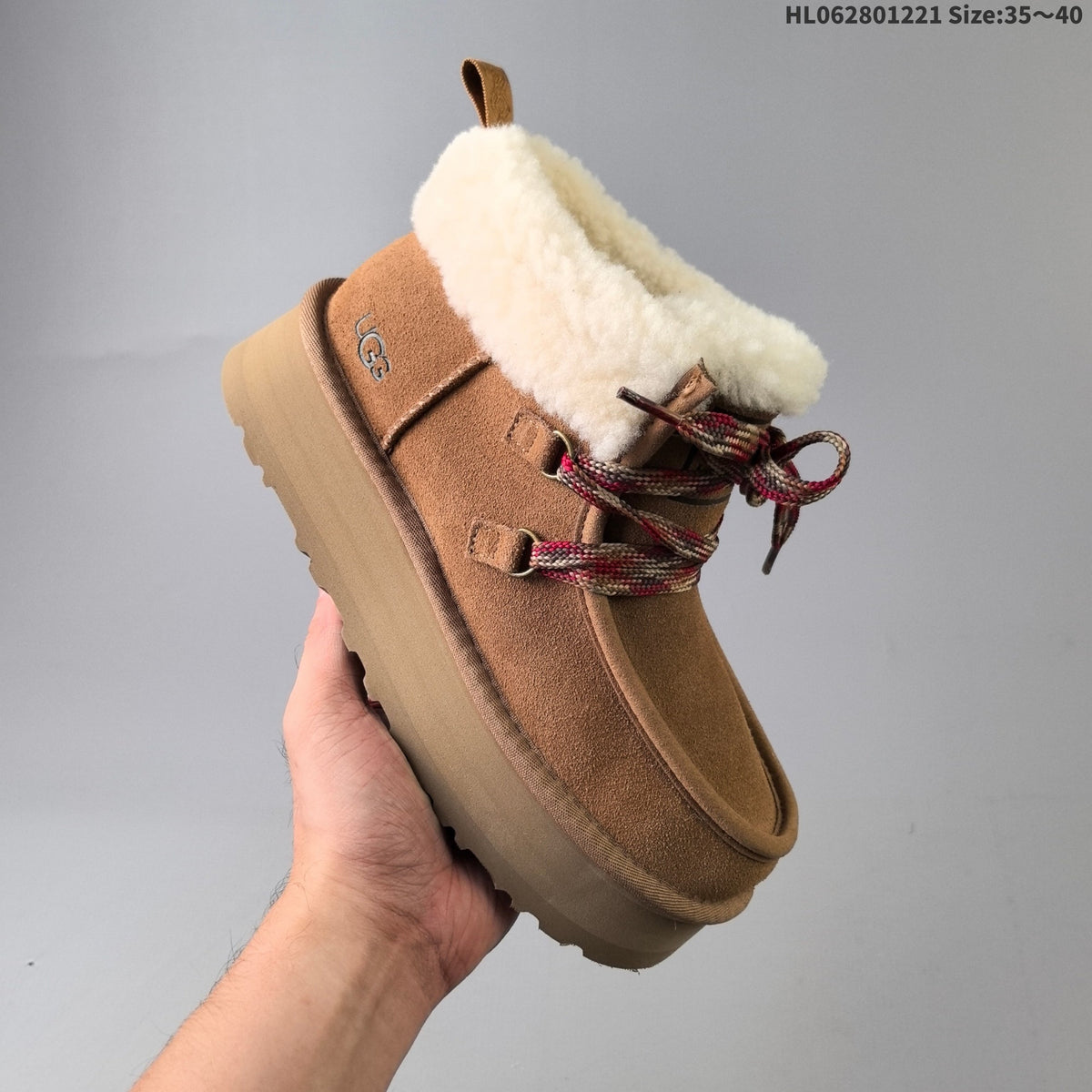 UGG Classic Mini II Lace-Up Platform Boots