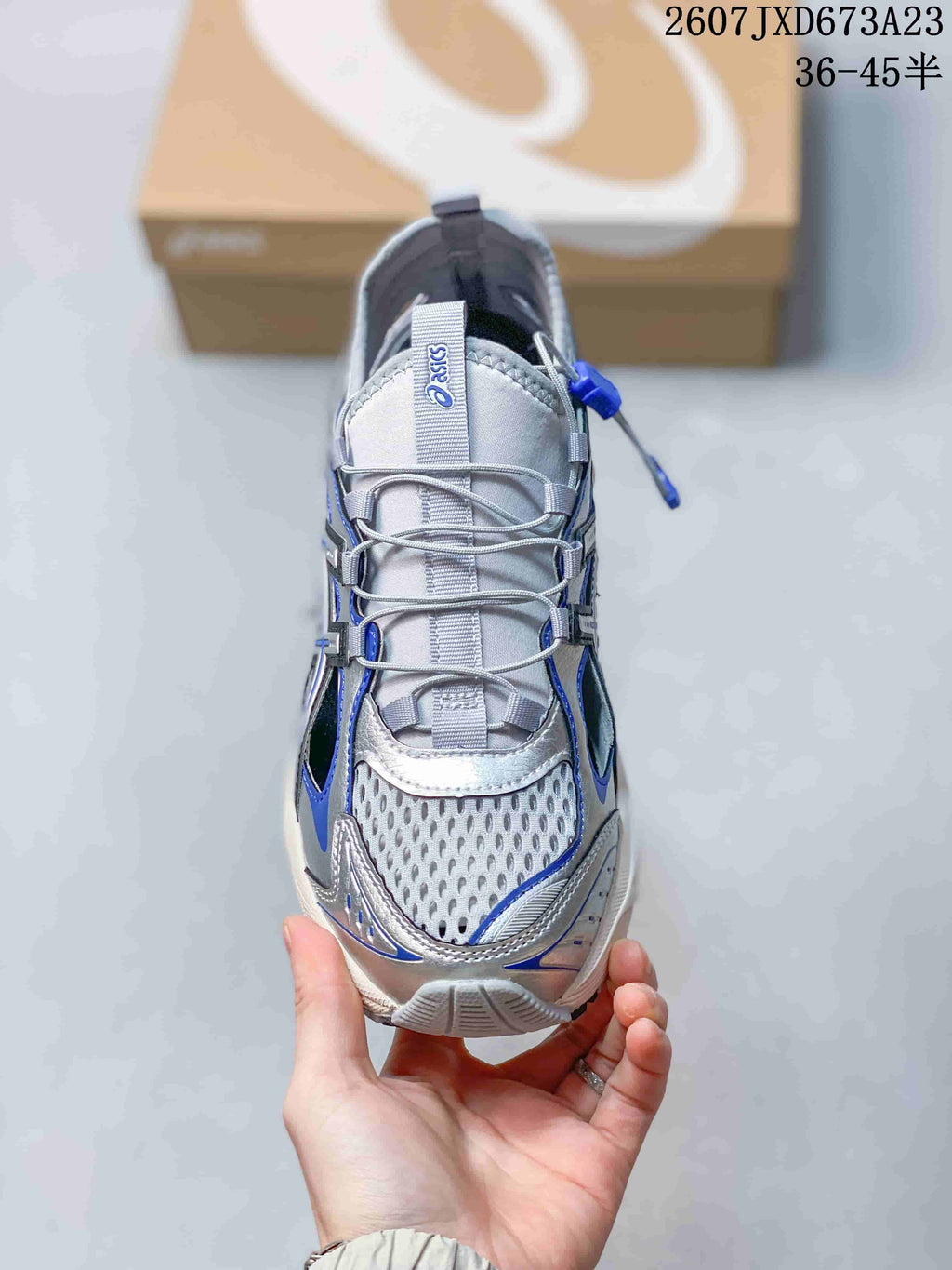 ASICS Gel-Kayano 14 Silver Blue Sneakers 2607JXD673A23