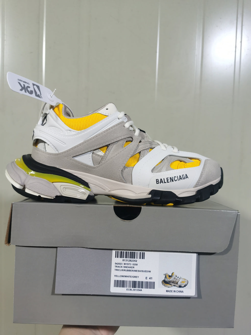 Balenciaga Track Sneakers Yellow White Grey 542023