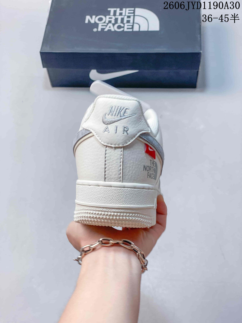 Nike Air Force 1 Low x The North Face Sneakers, Off-White