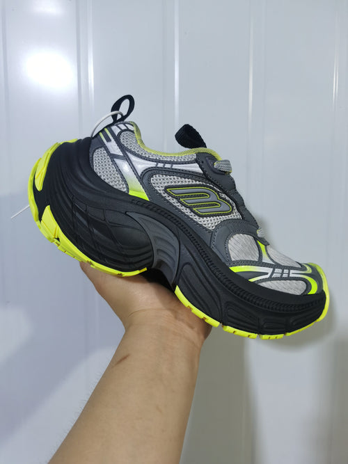 0121 Chunky Sneakers Grey Black Yellow