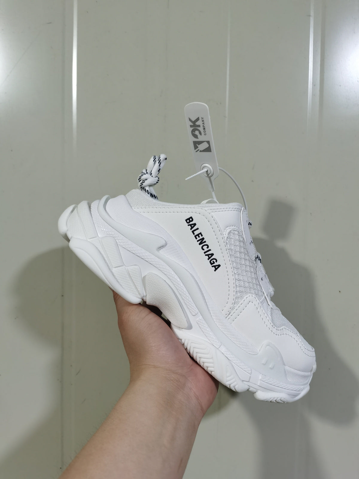 Balenciaga Triple S Sneakers All White 524039 W2FS 0125