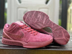 Nike Kobe 4 Low-Top Sneakers Burgundy Snake Print