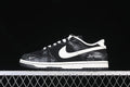 Nike SB Dunk Low Black and White Monogram-Print Sneakers