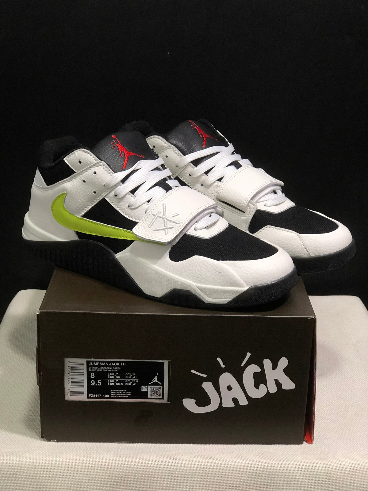 Nike Jordan Jumpman Jack TR Sneakers White Black Green