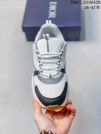 Dior JJD246A26 Low-Top Sneakers White Black Gray