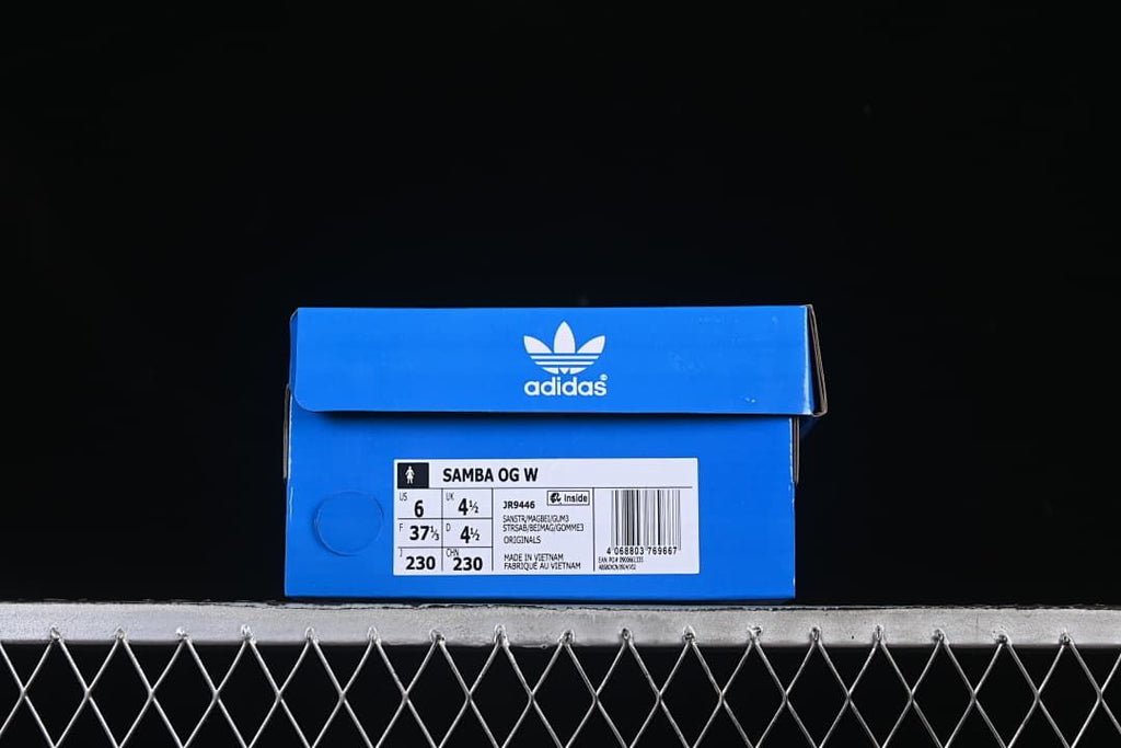adidas Samba OG JR9446 Knit Sneakers in Beige