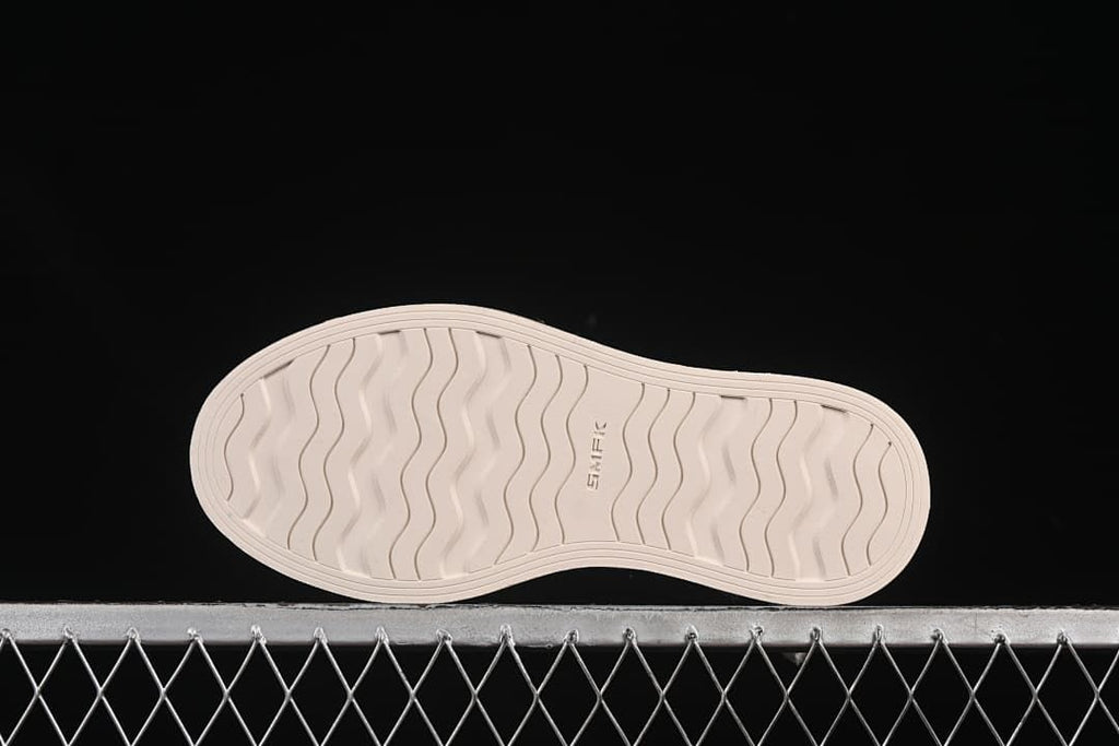 SMFK S0002B2 White Platform Canvas Sneakers