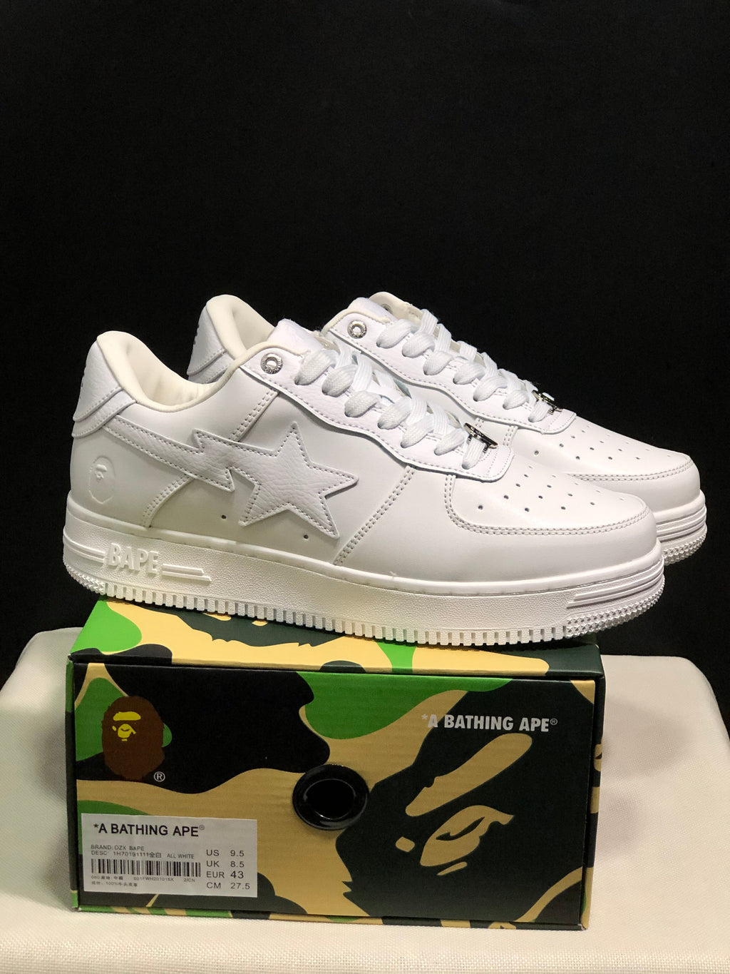 BAPE Bape Sta Low-Top Sneakers White