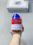 BAPE x Nike Air Force 1 Low Sneakers Red Blue White