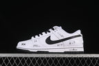 Nike SB Dunk Low White and Black Sneakers