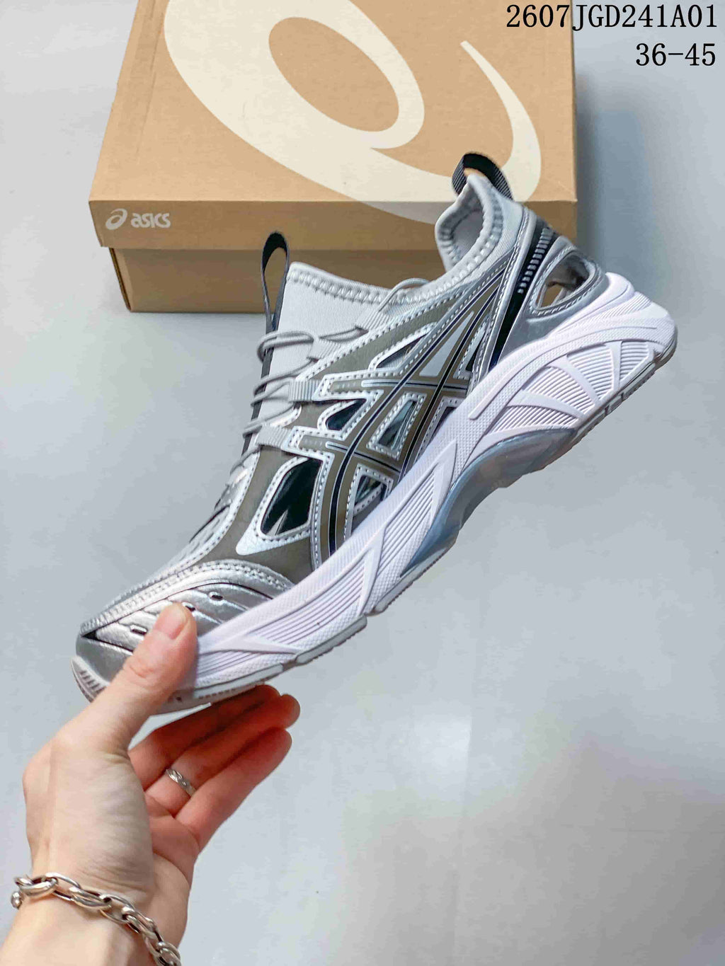 ASICS GT-2160 Breeze Silver Outdoor Sneakers 07JGD241A01