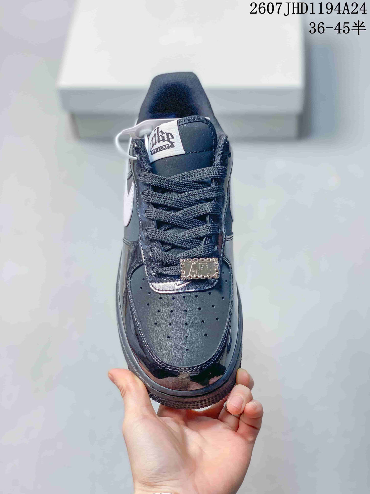 Nike Air Force 1 '07 Low Black White Sneakers IB6843