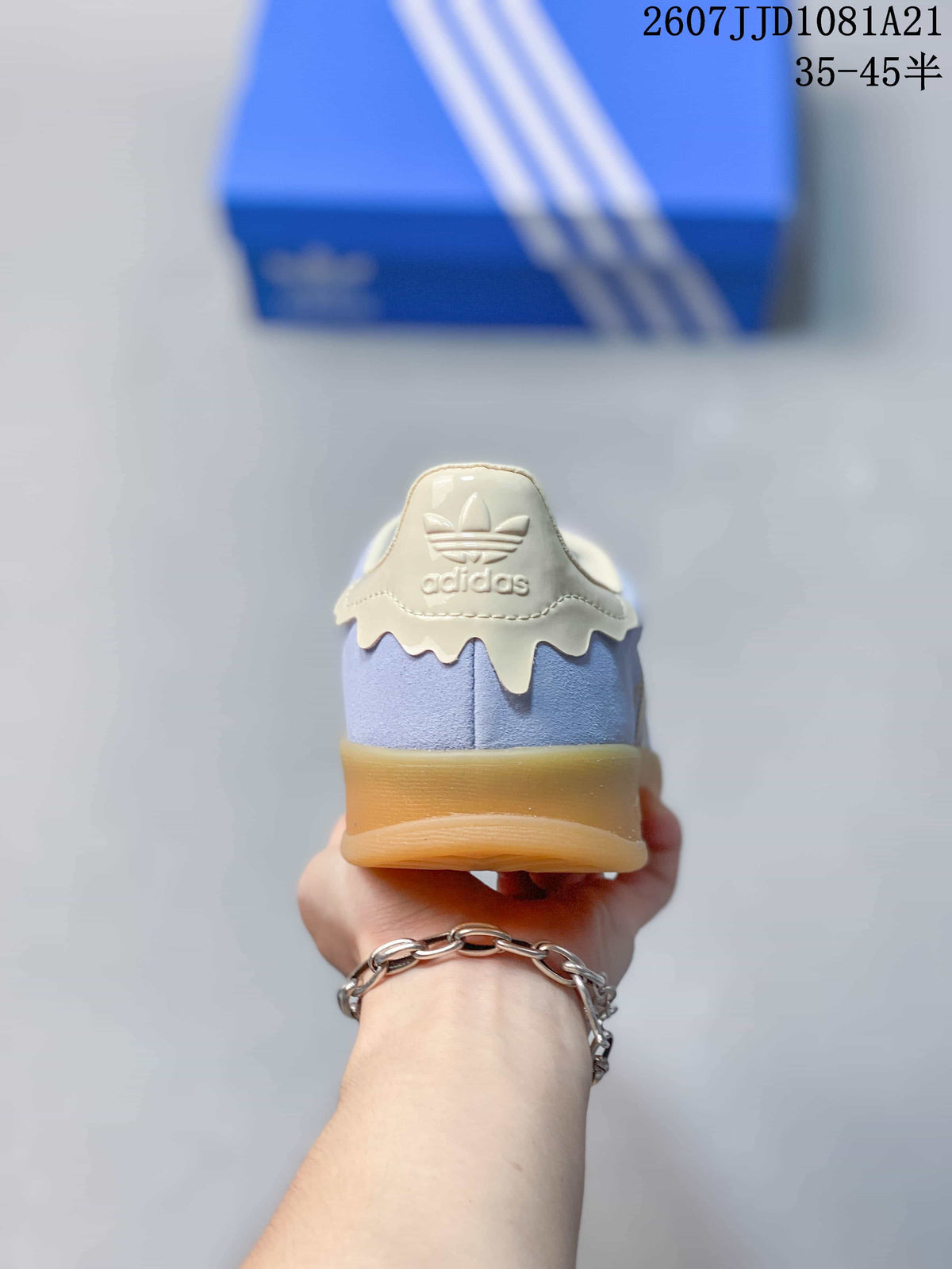 adidas Originals Gazelle Indoor Sneakers Blue Cream 2607JJD1081A21