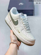 Nike Air Force 1 ’07 Low White and Sage Green Sneakers