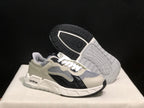 Off-White Low-Top Sneakers in Gray, Black and White