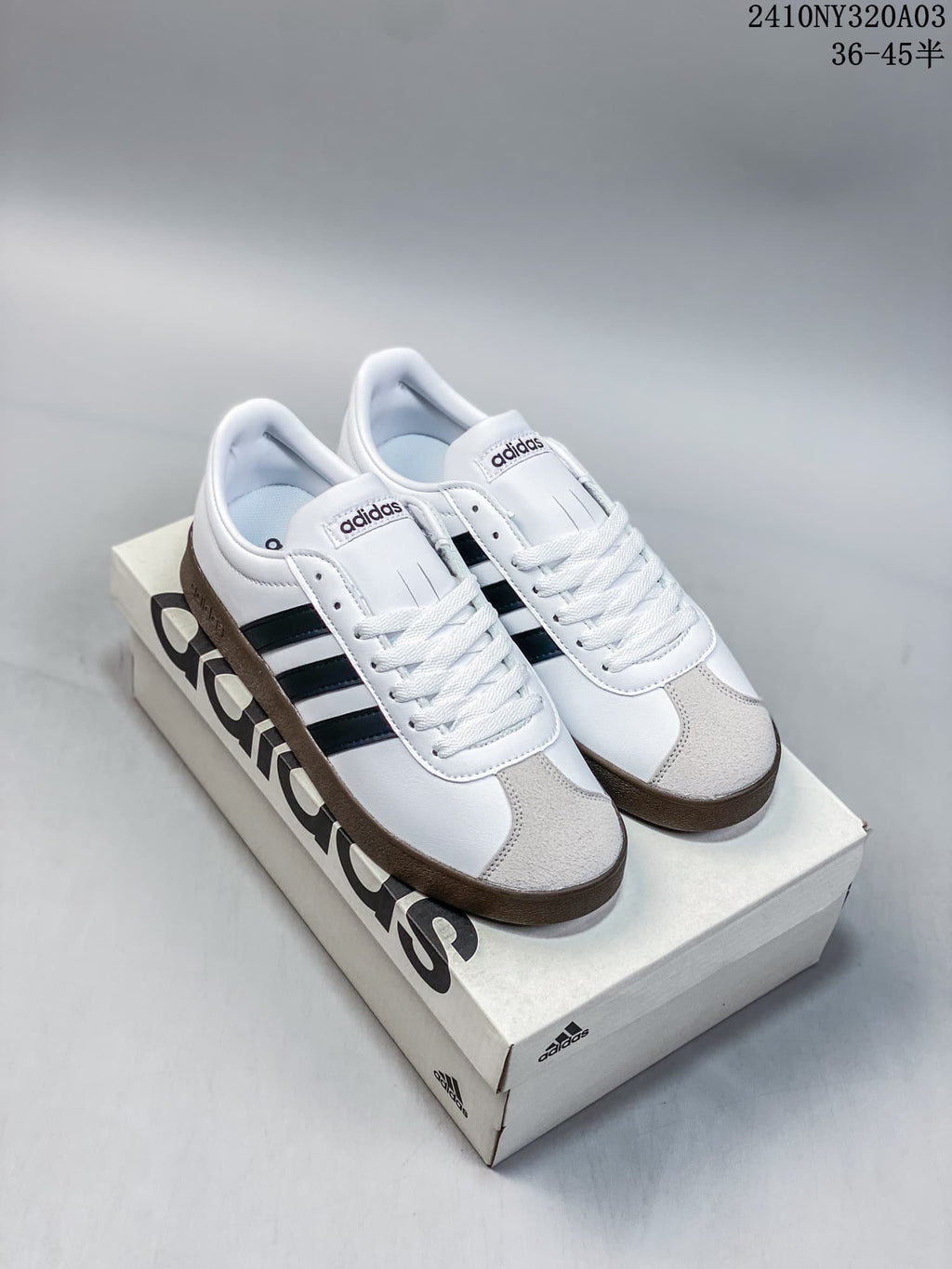Adidas Neo VL Court 2.0 White Black Gum Sneakers ID6016