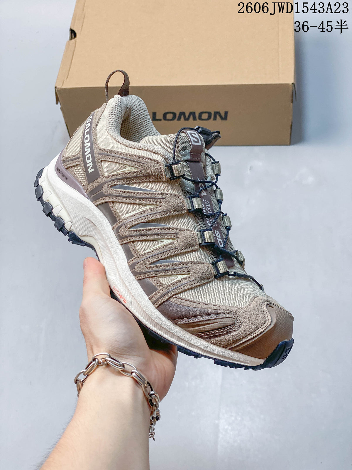 Salomon XA Pro 3D Trail Running Shoes Beige