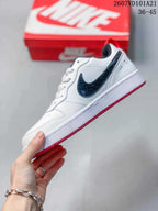 Nike Court Borough Mid BG Sneakers White Black Red