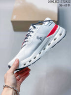 On Cloudrunner 3 White Red Black Sneakers JXD1372A22