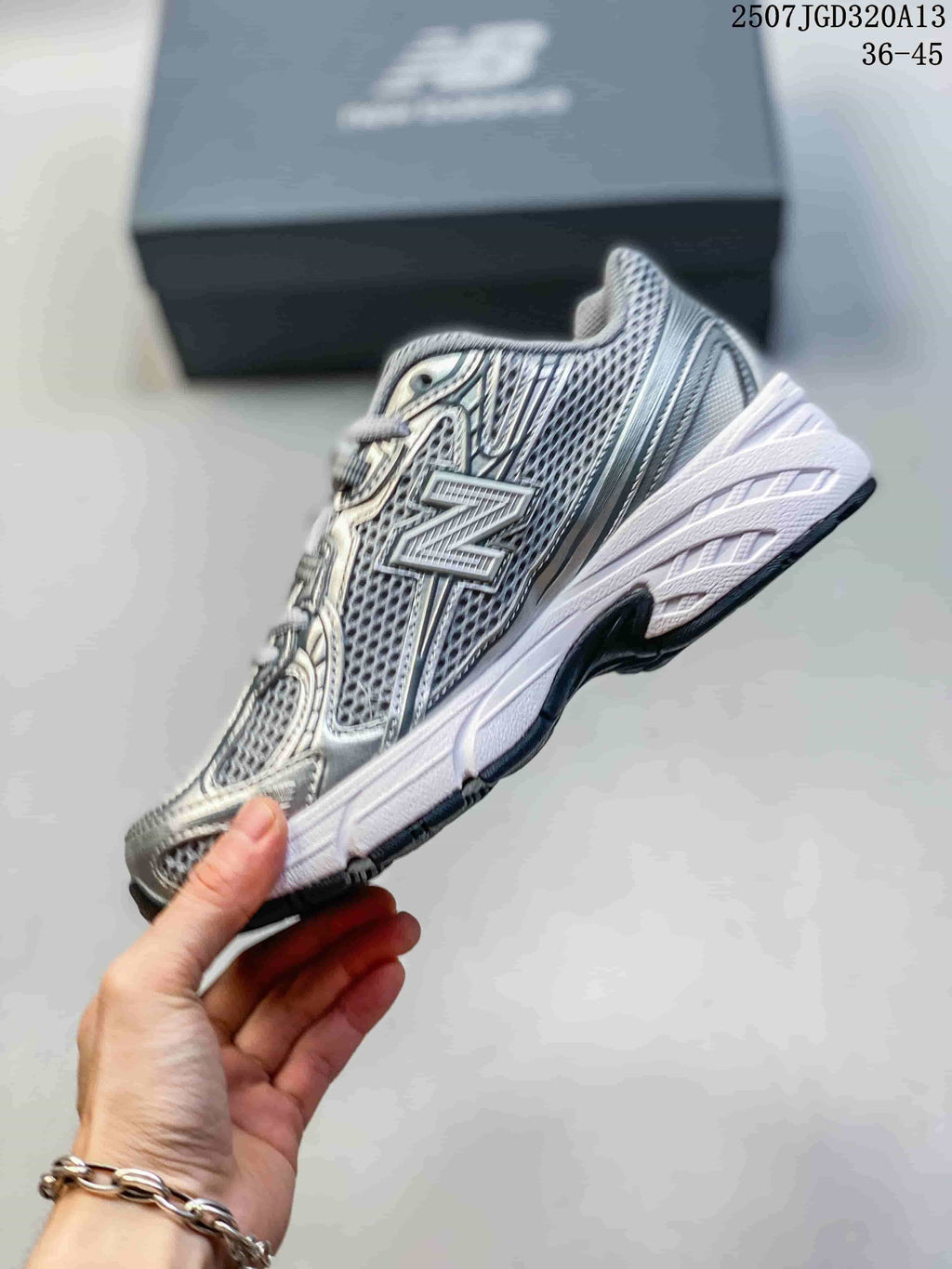 New Balance 740 Grey Silver Retro Running Sneakers U740NW2