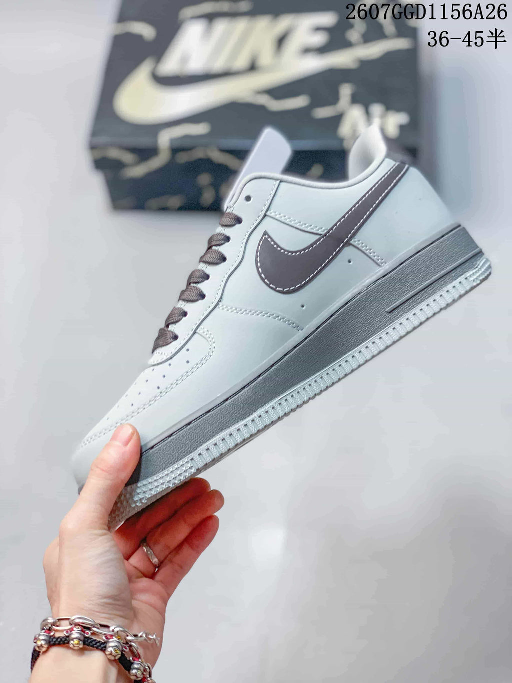 Nike Air Force 1 Low 722260YPE Sneakers - Gray