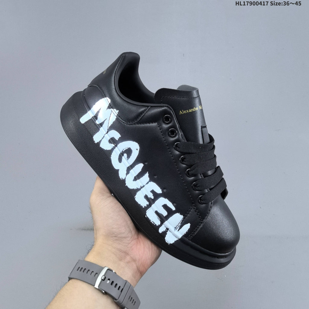 Alexander McQueen Oversized Low-Top Sneakers with Logo