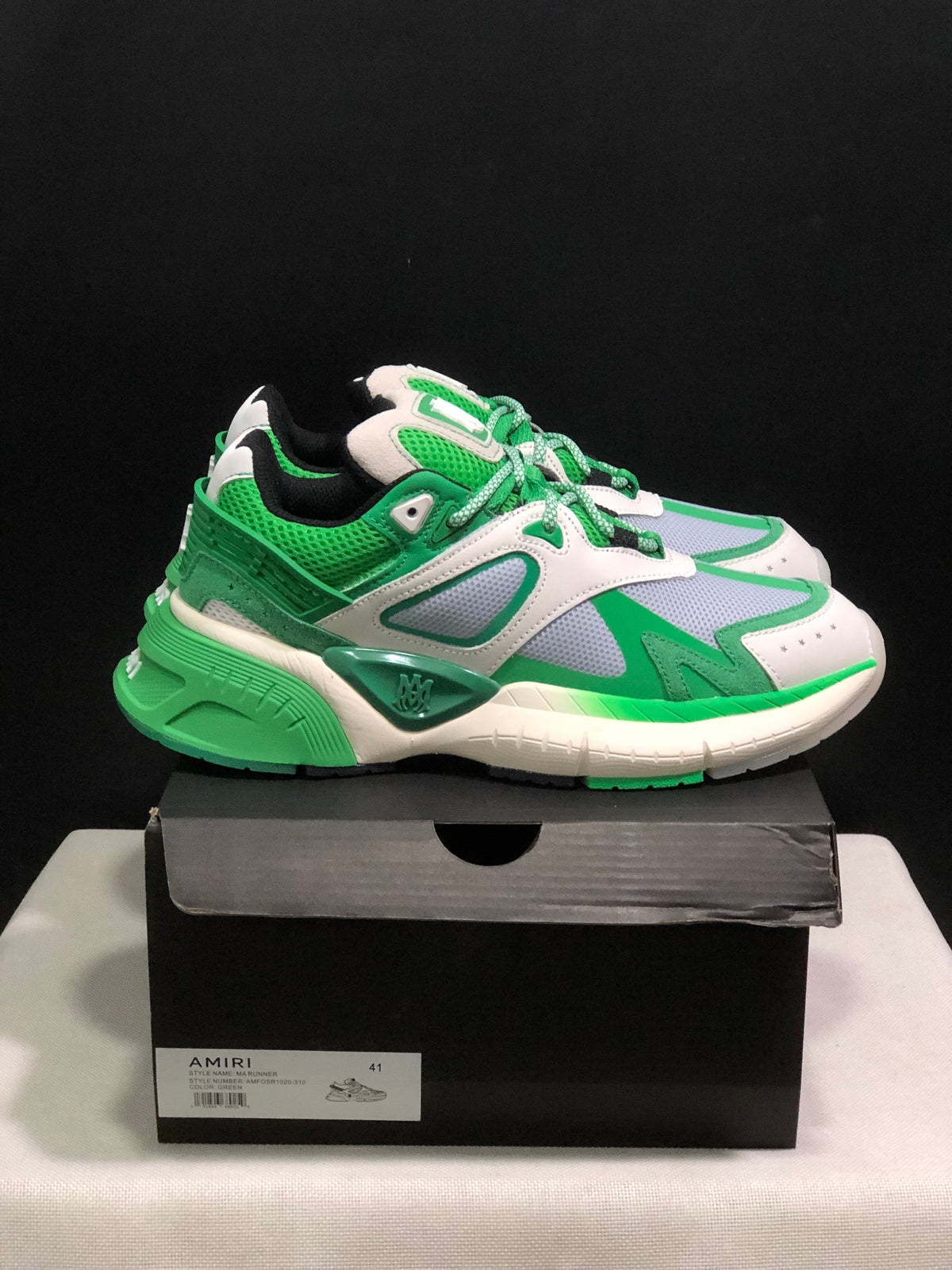 AMIRI MA Runner Sneakers Green