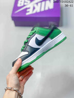 Nike SB Dunk Low Pro Sneakers Black White Green 2607YD102A22