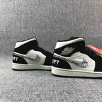 Air Jordan 1 Mid Black History Month Sneakers 852542-010