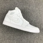 Air Jordan 1 Mid White Sneakers
