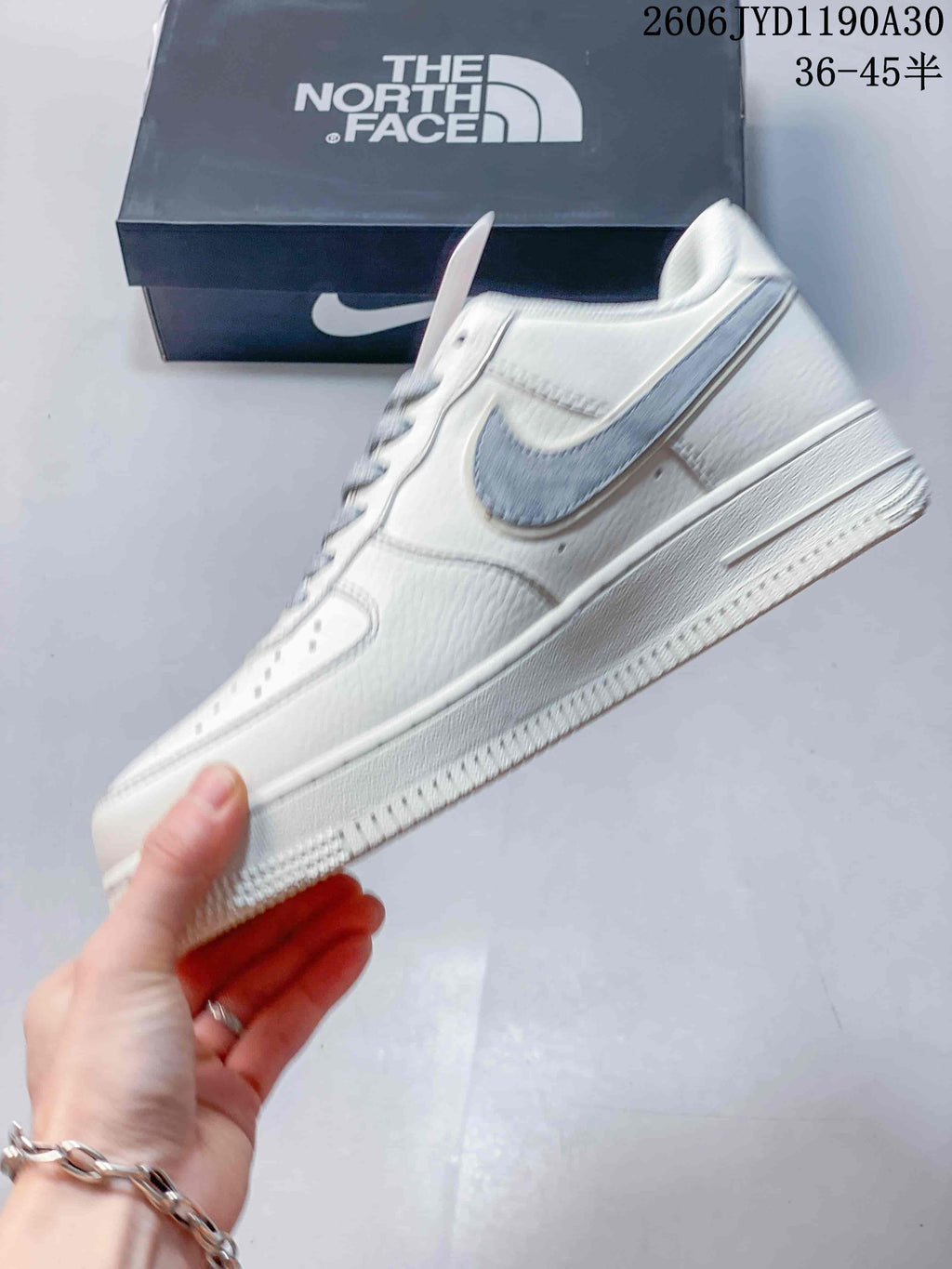 Nike Air Force 1 Low x The North Face Sneakers, Off-White