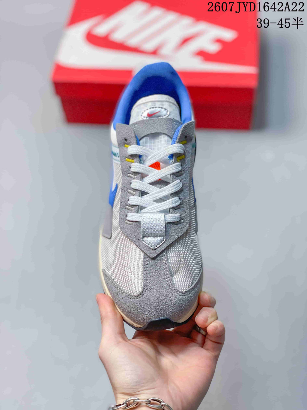 Nike Air Max Pre-Day Sneakers Grey Blue Yellow