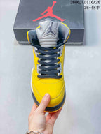 Jordan Air Jordan 5 Retro High Yellow Basketball Sneakers